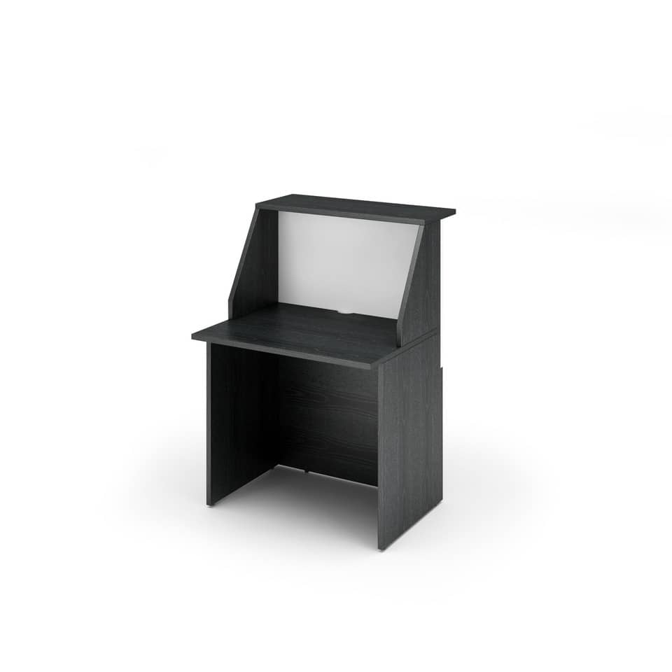 Bancone reception Artexport Musa 80x76x117 cm nero venato-bianco 2824-B80-83