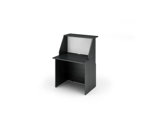 Bancone reception Artexport Musa 80x76x117 cm nero venato-bianco 2824-B80-83