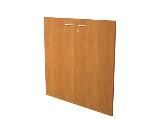 Coppia ante basse per libreria componibile Artexport Protocollo 76x81 cm - noce chiaro - CAB-L76-H81-S-4