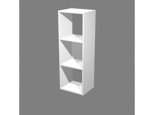 Libreria componibile Artexport Maxicolor - 3 caselle - 35,9x29,2x103,9 cm Bianco 3MaxC-3