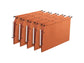 Cartelle sospese per armadio Favorit Ultimate interasse 33 cm arancione fondo V Conf. 25 pezzi  100330473