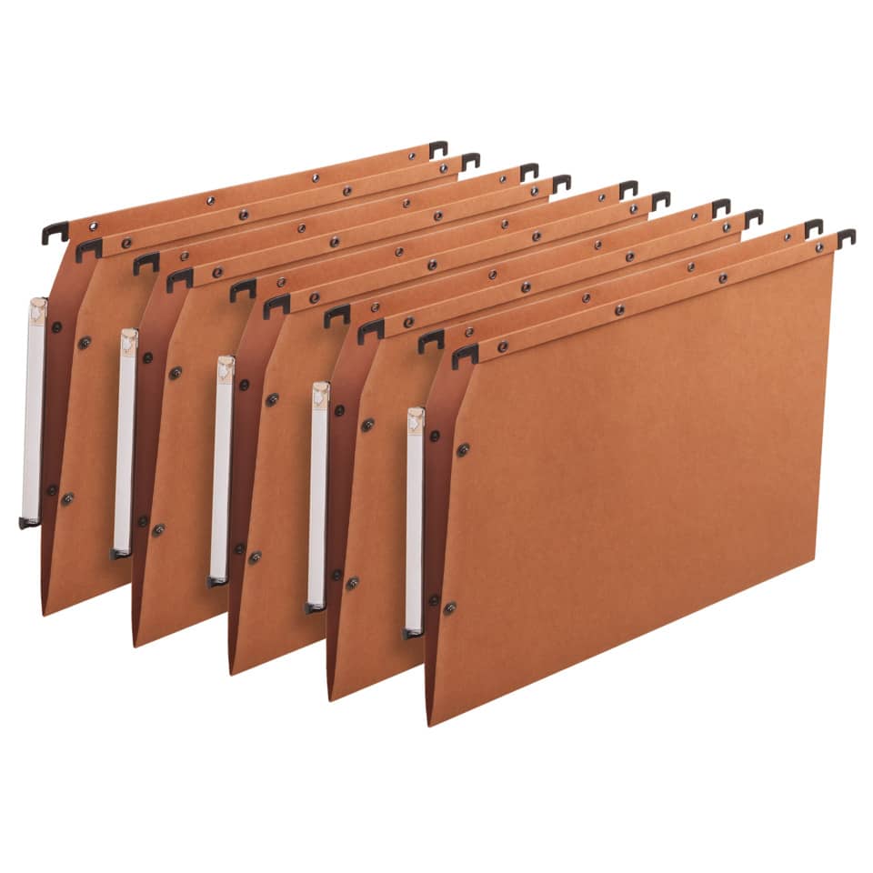 Cartelle sospese per armadio Favorit Ultimate interasse 33 cm arancione fondo V Conf. 25 pezzi  100330473