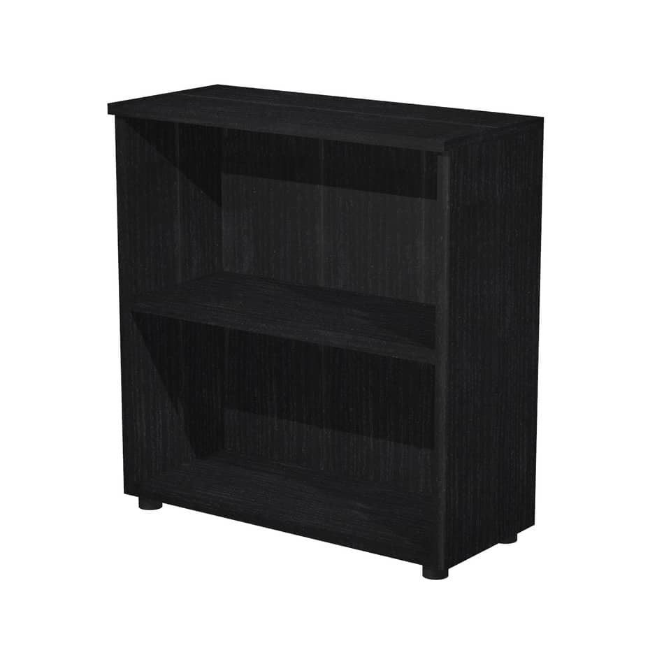 Mobile a giorno basso Artexport Presto 1 ripiano regolabile 80x35x72 cm nero venato frassino - 030/8