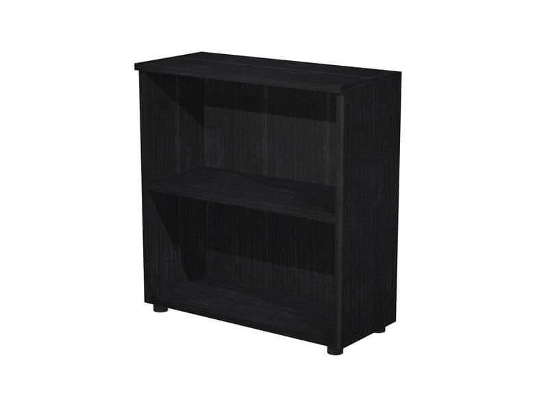 Mobile a giorno basso Artexport Presto 1 ripiano regolabile 80x35x72 cm nero venato frassino - 030/8