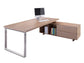 Scrivania manageriale Artexport Flora 225x170x74 cm fianchi metallo ciliegio arabis - 902RIT/M/K