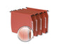 Cartelle sospese per armadio Favorit Defi interasse 33 cm arancione fondo V Conf. 25 pezzi  400126814