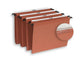 Cartelle sospese per cassetto Favorit Defi interasse 39 cm arancione fondo V Conf. 25 pezzi  400126811