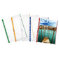 Buste a perforazione universale goffrate FAVORIT A4 banda verde - linear conf. 10 pezzi - 100460031