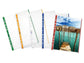Buste a perforazione universale goffrate FAVORIT A4 banda verde - linear conf. 10 pezzi - 100460031
