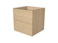 Coppia di cassetti per libreria componibile Artexport Maxicolor 32,5x28,8x32,5 cm - rovere - 2C-MaxC-C