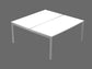Scrivania Bench doppia senza divisorio Artexport Presto Venere Plus 160x164x72,5 cm bianco - 663B / NOPAR/3