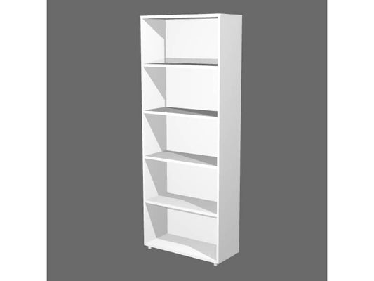 Libreria alta componibile Artexport Protocollo - doppia - 76x32x196 cm - Bianco - LA-L76-3