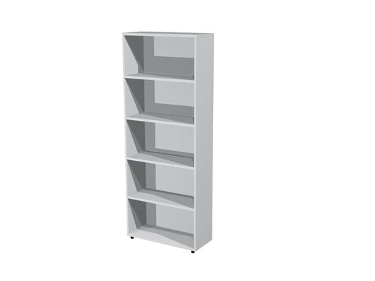 Libreria alta componibile Artexport Protocollo - doppia - 76x32x196 cm - grigio - LA-L76-9