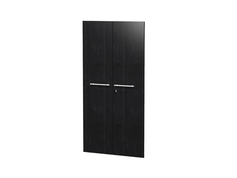Coppia ante alte Artexport Flora 80x153,8 cm - melaminico nero venato frassino - 91073M/8