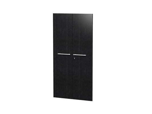 Coppia ante alte Artexport Flora 80x153,8 cm - melaminico nero venato frassino - 91073M/8