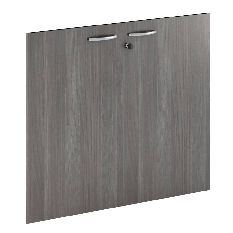 Coppia ante con serratura Artexport in melaminico per mobile basso Presto 80x67 cm frassino toscano - 60067/M/F