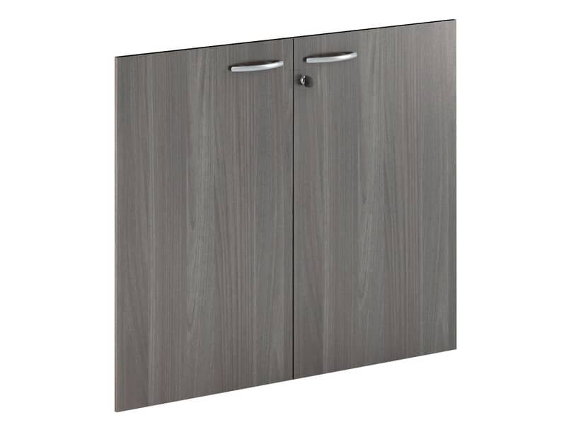 Coppia ante con serratura Artexport in melaminico per mobile basso Presto 80x67 cm frassino toscano - 60067/M/F