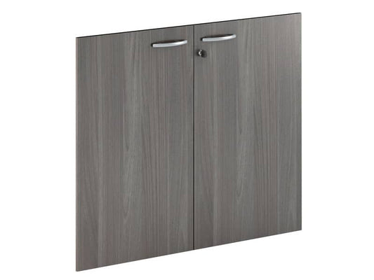 Coppia ante con serratura Artexport in melaminico per mobile basso Presto 80x67 cm frassino toscano - 60067/M/F