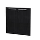 Coppia ante basse Artexport Flora 80x77 cm melaminico nero venato frassino 91067M/8