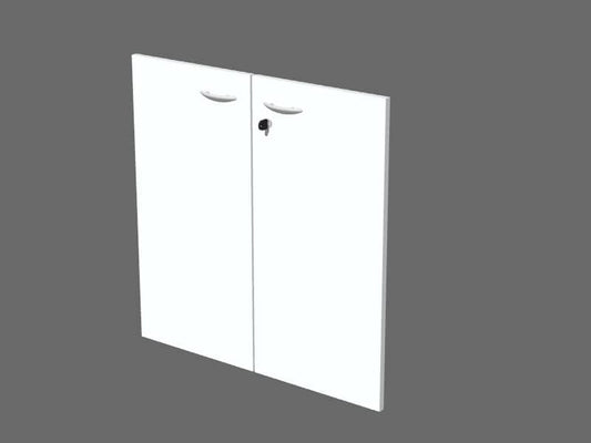 Coppia ante con serratura Artexport in melaminico per mobile basso Presto 80x67 cm bianco - 60067/M/3