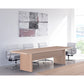 Tavolo riunioni Artexport Flora 220x100x74 cm fianchi legno ciliegio arabis - 905/K