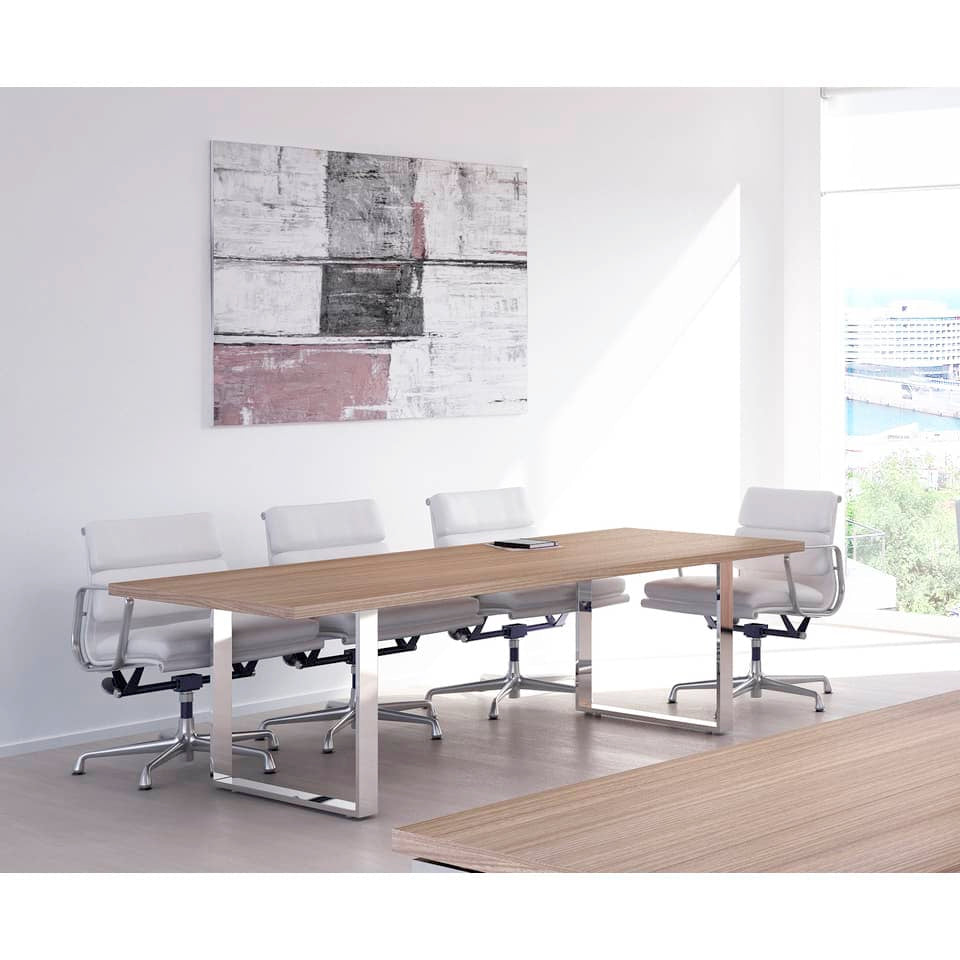 Tavolo riunioni Artexport Flora 220x100x74 cm fianchi metallo ciliegio arabis - 905M/K