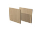 Coppia di dietri per libreria componibile Artexport Maxicolor - 32,2x32,1 cm - rovere - 2R-MaxC-C