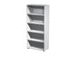 Mobile a giorno alto componibile Artexport 2898 90x44x200 cm - Grigio AR-ST-9