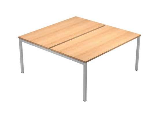 Scrivania Bench doppia senza divisorio Artexport Presto Venere Plus 160x164x72,5 cm faggio - 663B / NOPAR/6
