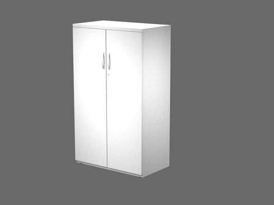 Mobile a giorno medio Artexport Bridge con ante - 80x46x136 cm - bianco BMH+AMH-3