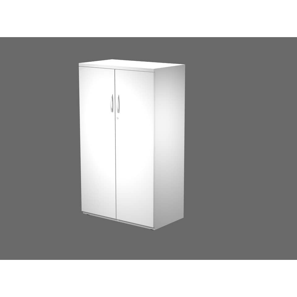 Mobile a giorno medio Artexport Bridge con ante - 80x46x136 cm - bianco BMH+AMH-3
