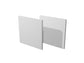 Coppia di dietri per libreria componibile Artexport Maxicolor - 32,2x32,1 cm - grigio alluminio