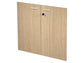 Coppia ante con serratura Artexport in melaminico per mobile basso Presto 80x67 cm rovere - 60067/M/C
