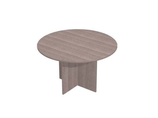 Tavolo riunione rotondo Artexport Presto Ø120xH.72 cm piano e gambe frassino toscano - 60121/F