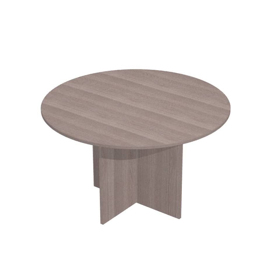 Tavolo riunione rotondo Artexport Presto Ø120xH.72 cm piano e gambe frassino toscano - 60121/F