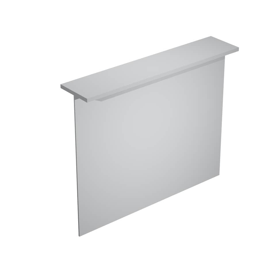 Bancone reception Artexport Presto lineare 140x30x115h cm grigio RB/140/9