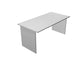 Scrivania Artexport Presto 140x80xH.72 cm - fianchi melanimico spessore 22 mm - grigio - 002+60111/9