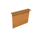 Bancone reception Artexport Presto lineare 140x30x115h cm noce chiaro RB/140/4