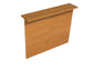 Bancone reception Artexport Presto lineare 140x30x115h cm noce chiaro RB/140/4