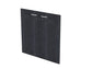 Coppia ante con serratura Artexport in melaminico per mobile basso Presto 80x67 cm nero venato frassino - 60067/M/8