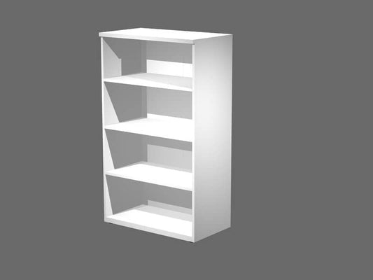Mobile a giorno medio Artexport Bridge senza ante - 80x46x136 cm - bianco BMH-3