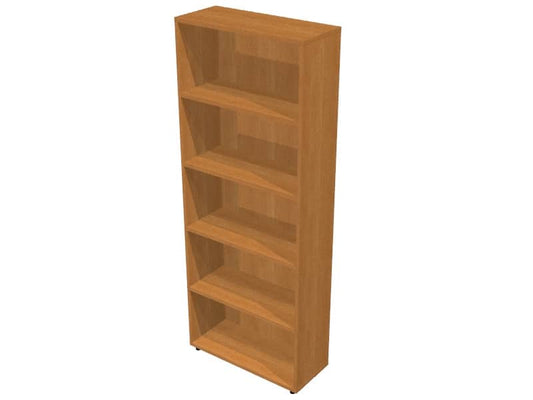 Libreria alta componibile Artexport Protocollo - doppia - 76x32x196 cm - Noce chiaro - LA-L76-4