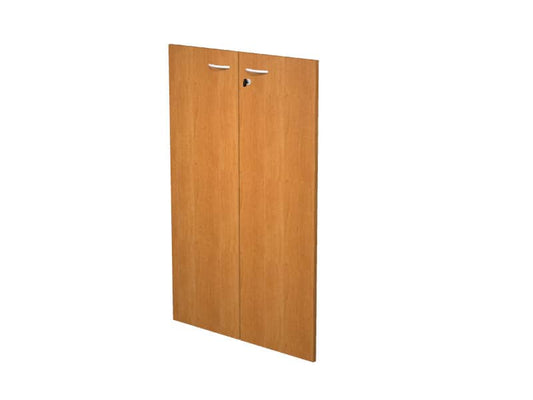 Coppia ante con serratura Artexport in melaminico per mobile medio Presto 80x115 cm noce chiaro - 60069/M/4