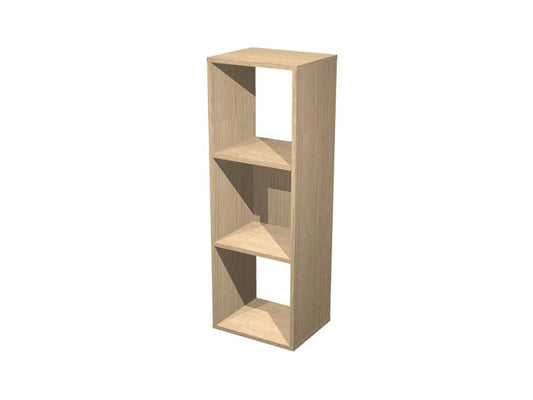 Libreria componibile Artexport Maxicolor - 3 caselle - 35,9x29,2x103,9 cm - rovere - 3MaxC-C