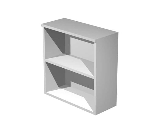 EC - Mobile a giorno basso Artexport Presto 1 ripiano regolabile 80x44x72 cm colore grigio alluminio - 50030/5