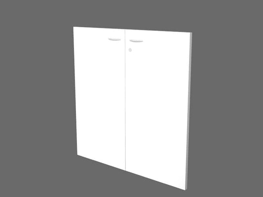Coppia ante basse per libreria componibile Artexport Protocollo 76x81 cm - bianco - CAB-L76-H81-S-3