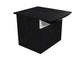 Bancone reception basso per disabili Artexport Musa 80x97,5x72 cm nero venato-bianco - 2824-HB80-83