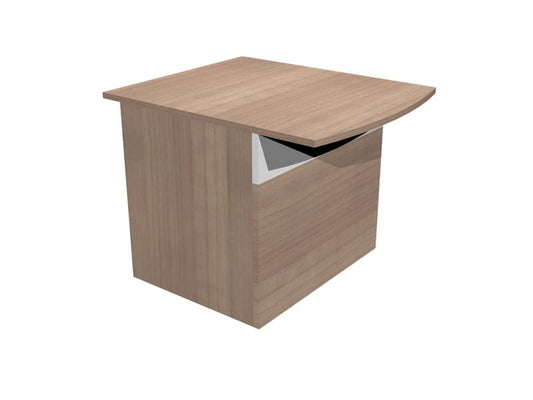 Bancone reception basso per disabili Artexport Musa 80x97,5x72 cm ciliegio arabis-bianco - 2824-HB80-K3