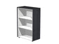 Mobile a giorno medio Artexport Flora singolo 83x43x119,8 cm top e fianchi nero venato frassino - 935/8