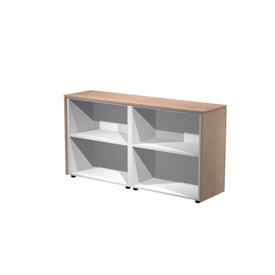 Mobile a giorno basso Artexport Flora doppio 163x43x81,4 cm top e fianchi ciliegio arabis - 930C/K